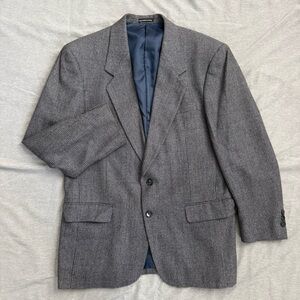 Versini Silk Wool Blazer | R41 Blue Gray Tweed